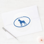 ボクサーシルエットシール ラウンドシール (封筒)