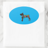 ボクサーシール 楕円形シール (バッグ)