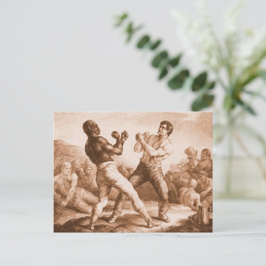 ボクサーズバイジェリコーファインアートリトグラフ ポストカード (スタンド正面)