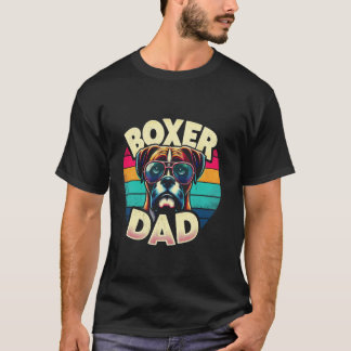 ボクサーダッド 面白い ボクサー犬 ペット メンズ Tシャツ