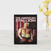 ボクサートランプロッキートランプミームトランプ2024 カード (黄色い花)