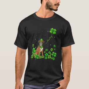 ボクサードアイリッシュグリーンシャームロッククローバーSt patricks Tシャツ