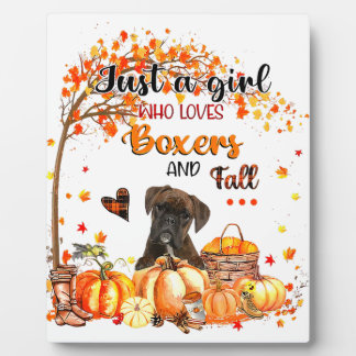 ボクサードグおもしろいルミムハット秋ハッピーサンクスギビン フォトプラーク