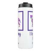 ボクサードッグかわいいシルエットPPY&B タンブラー (正面)