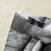 ボクサードッグオンウィンドウシルbtcnビーチタオル ビーチタオル (インサイチュ)