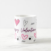 ボクサードッグバレンタインデー コーヒーマグカップ (中央)