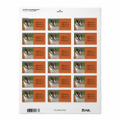 ボクサードッグフォト住所 シール (フルシート)