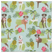 ボクサードッグフラトロピカルライトブルー