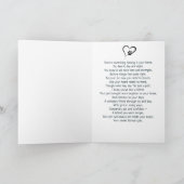 ボクサードッグペット悔やみや弔慰 カード (内部)