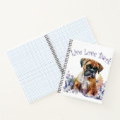 ボクサードッグママフローラ ノートブック (内部)