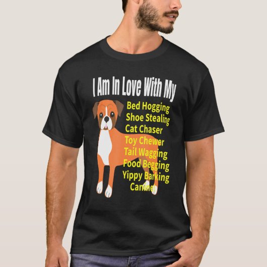 ボクサードッグミーム Tシャツ (正面)