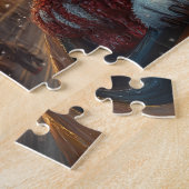 ボクサードッグローラーコースタークリスマス ジグソーパズル (側面)