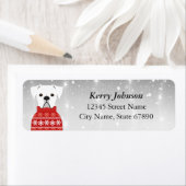 ボクサードッグ差出人住所ラベル ラベル (インサイチュ)