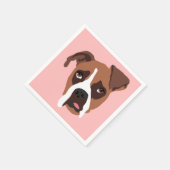 ボクサードッグ標準カクテルナプキン スタンダードカクテルナプキン (角)