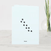 ボクサードッグ誕生日おもしろい シーズンカード (裏面)