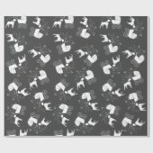 ボクサードッグ赤ちゃんシャワーパピー ラッピングペーパー (フラット)