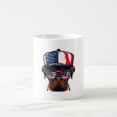 ボクサードッグ7月4日 コーヒーマグカップ (中央)