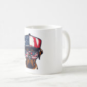 ボクサードッグ7月4日 コーヒーマグカップ (正面右)