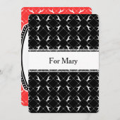 ボクサードッグ・カーロ 招待状 (正面/裏面)