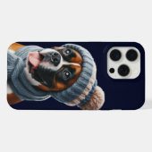 ボクサードッグ 冷たい鼻とあたたかい抱擁 iPhoneケース (裏面横)