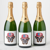 ボクサードッグUSA スパークリングワインラベル (ボトル)