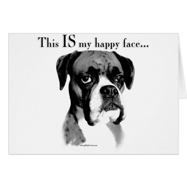 ボクサーハッピー顔 (正面横)