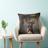 ボクサーハロウィーン怖い クッション (椅子)