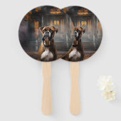 ボクサーハロウィーン怖い ハンドファン (正面&裏面)