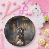 ボクサーハロウィーン怖い ペーパープレート (パーティー)