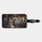 ボクサーハロウィーン怖い ラゲッジタグ (裏面横)