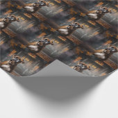 ボクサーハロウィーン怖い ラッピングペーパー (角)