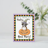 ボクサーハロウィーン招待状 カード (スタンド正面)