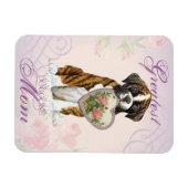 ボクサーハートマム マグネット (横)