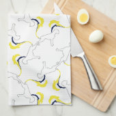 ボクサーパターン キッチンタオル (四つ折り)