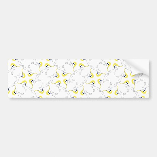 ボクサーパターン バンパーステッカー (正面)