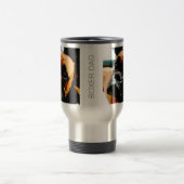 ボクサーパパカスタム犬の写真 トラベルマグ (中央)