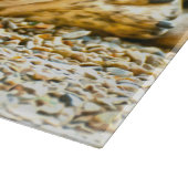 ボクサーパピードッグウォーターカラー油絵を描アート カッティングボード (角)