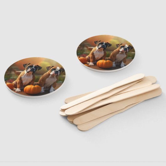 ボクサーパピー秋デライトカボチャ ハンドファン (組立なし)