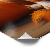 ボクサーパピー秋デライトカボチャ ポスター (コーナー)