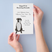 ボクサーパーソナライズされたドグデザイン搭乗ケネル チラシ (ハンドル)