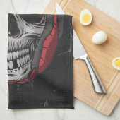 ボクサーパーソナライズされたファイトクラブスケルトンボクシングジム キッチンタオル (四つ折り)