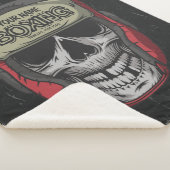 ボクサーパーソナライズされたファイトクラブスケルトンボクシングジム シェルパブランケット (3/4)