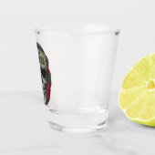 ボクサーパーソナライズされたファイトクラブスケルトンボクシングジム ショットグラス (右)