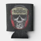 ボクサーパーソナライズされたファイトクラブスケルトンボクシングジム 缶クーラー (裏面)