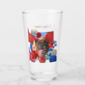 ボクサービルでボクサー犬のブームタイム タンブラーグラス (裏面)