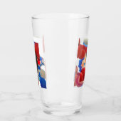 ボクサービルでボクサー犬のブームタイム タンブラーグラス (左)