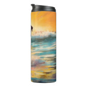 ボクサービーチ絵画サーフィン タンブラー (回転右)