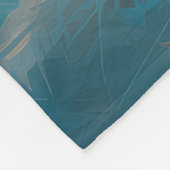 ボクサービーチ絵画サーフィン フリースブランケット (角)