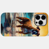 ボクサービーチ絵画サーフィン Case-Mate iPhoneケース (裏面 (横))