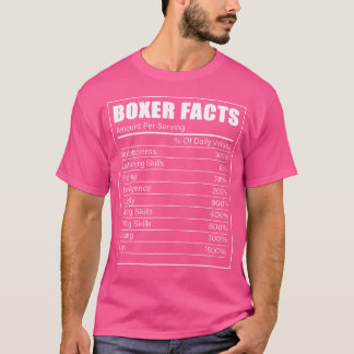 ボクサーファクト犬のオーナー子犬の恋人ボクサードッグ Tシャツ